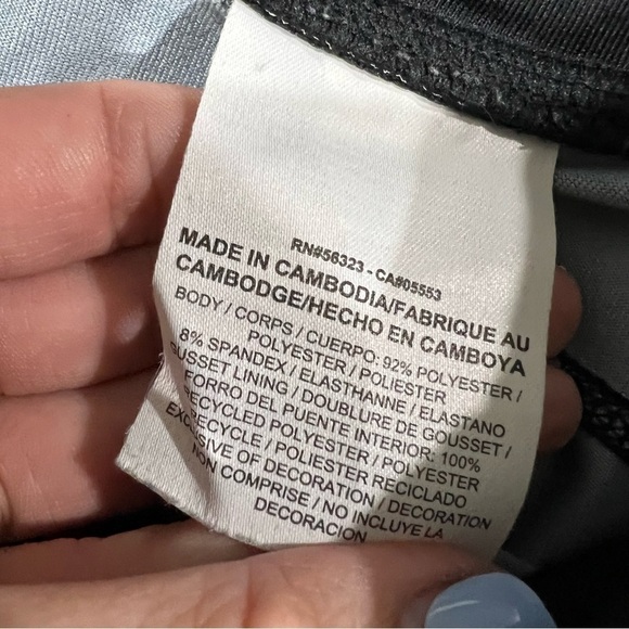 Nike Women's Racer Dri-fit Leopard Print Leggings Size XS Crop Pants Cheetah - Picture 7 of 15